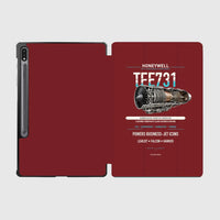 Thumbnail for TFE731 design on dark red samsung tablet tablet case