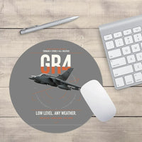 Thumbnail for Panavia Tornado GR4 design on gray round mouse pad