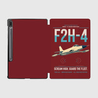 Thumbnail for F2H-4 Banshee design on dark red samsung tablet tablet case