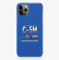 Thumbnail for C-5M Super Galaxy design on blue magsafe iphone case, for iPhone Pro Max