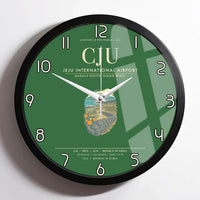 Thumbnail for Jeju International Airport CJU Wall-Clock Framed - Green