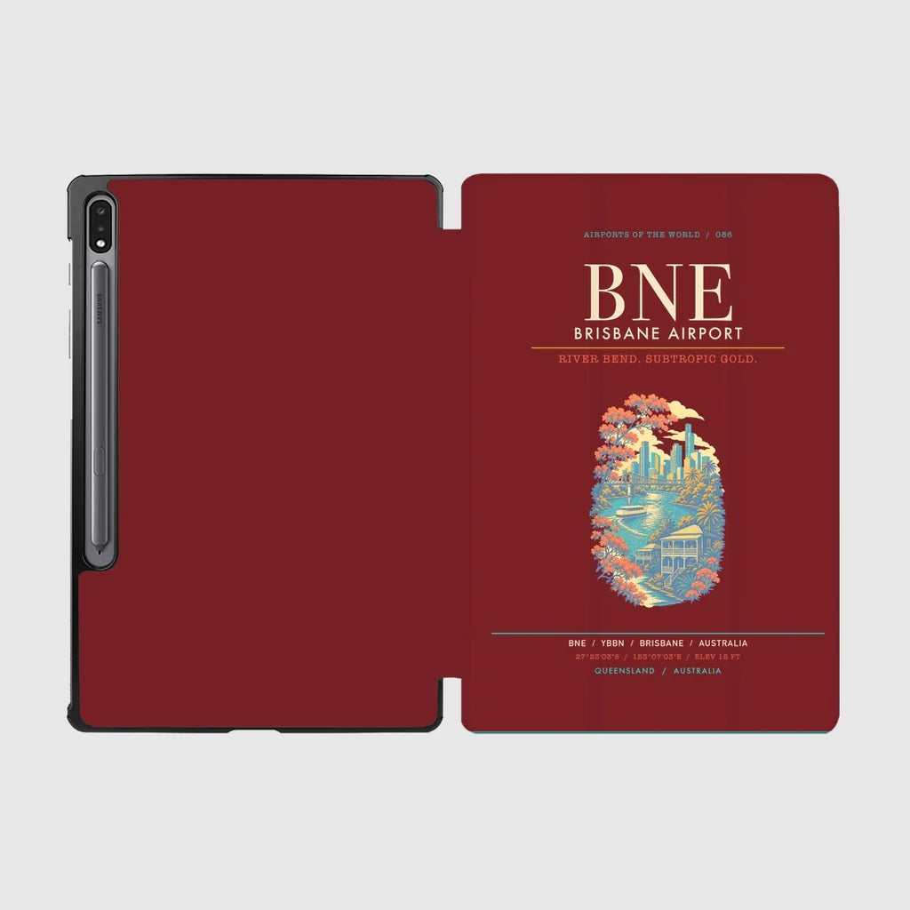 Brisbane Airport BNE - Dark Red