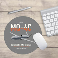 Thumbnail for MQ-4C Triton IFC-4 design on gray round mouse pad