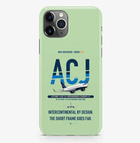 Thumbnail for Airbus ACJ319neo Case ProMax design on light green iphone case promax