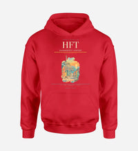 Thumbnail for Hammerfest Airport (HFT) design on red hoodie single-side print