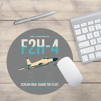 Thumbnail for F2H-4 Banshee design on gray round mouse pad