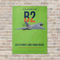 Thumbnail for Avro Vulcan B2 vertical canvas print - no frame - light green background