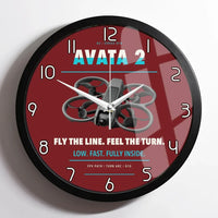 Thumbnail for DJI Avata 2 design on dark red framed wall clock