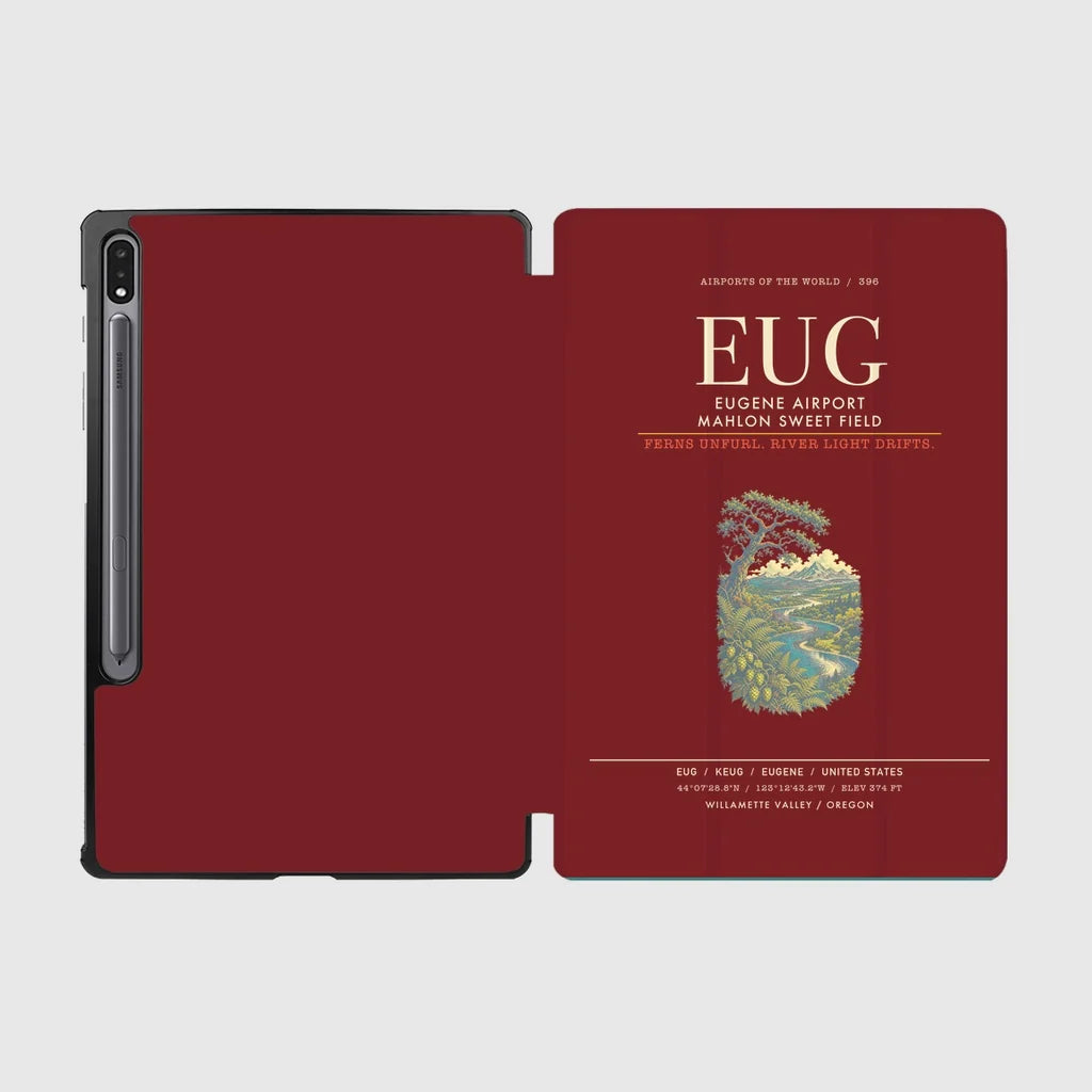 Eugene Airport Mahlon Sweet Field EUG - Dark Red