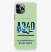 Thumbnail for Airbus A340-600 Case ProMax design on light green iphone case promax