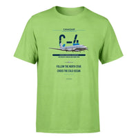 Thumbnail for Canadair C-4 Argonaut North Star design on light green single side