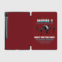 Thumbnail for DJI Inspire 2 design on dark red samsung tablet tablet case