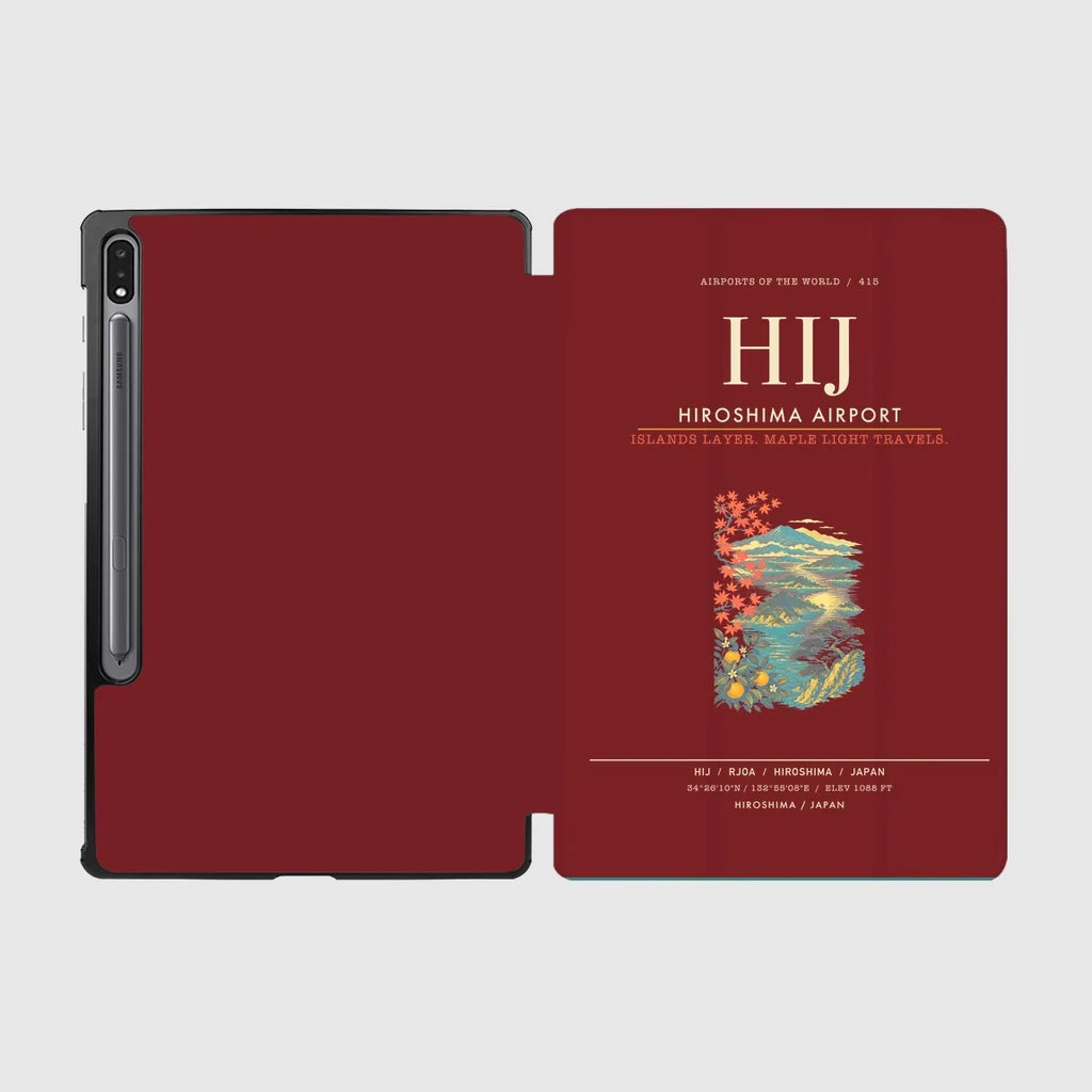 Hiroshima Airport HIJ - Dark Red