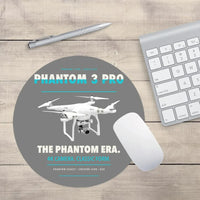 Thumbnail for DJI Phantom 3 Professional design on gray round mouse pad