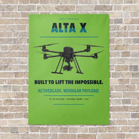 Thumbnail for Freefly Alta X vertical canvas print - no frame - light green background
