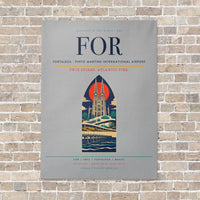 Thumbnail for Fortaleza - Pinto Martins International Airport FOR - Canvas No Frame - Light Gray