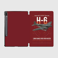 Thumbnail for Heinkel He 111H-6 design on dark red samsung tablet tablet case