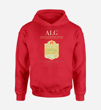 Thumbnail for Houari Boumediene Airport (ALG) design on red hoodie single-side print