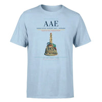 Thumbnail for Rabah Bitat Airport (AAE) T-Shirt single-side front print in Light Blue | rabah-bitat-airport-aae-double-side-t-shirt