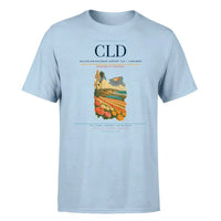 Thumbnail for McClellan-Palomar Airport (CLD) T-Shirt single-side front print in Light Blue | mcclellan-palomar-airport-cld-double-side-t-shirt