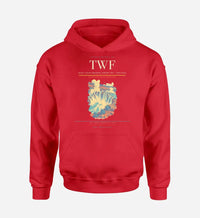 Thumbnail for Magic Valley Regional Airport (TWF) design on red hoodie single-side print