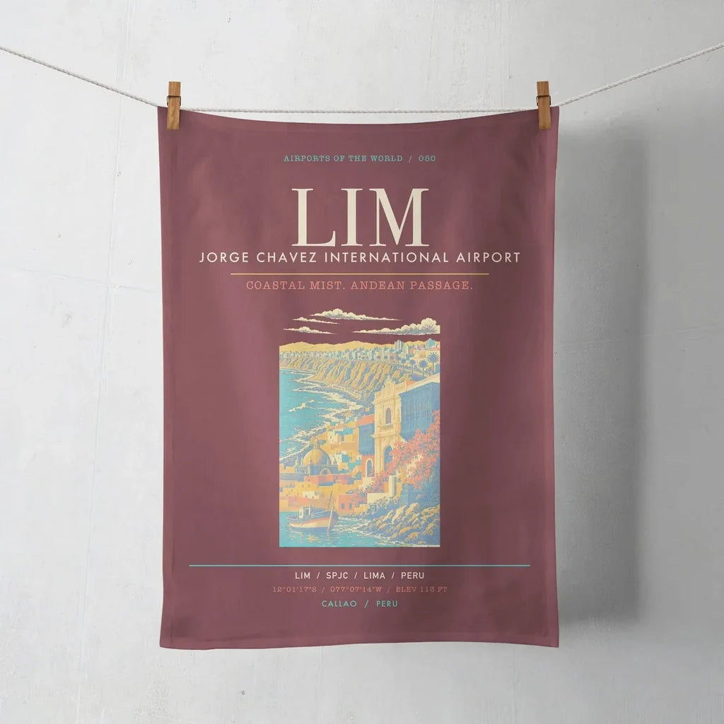 Lima Jorge Chavez International Airport LIM - Dark Red