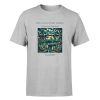 Thumbnail for VINTAGE G4407 - The Lagoon Night Fishing - Premium T-Shirt design on lightgray premium t shirt