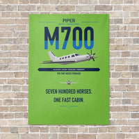 Thumbnail for Piper M700 Fury vertical canvas print - no frame - light green background