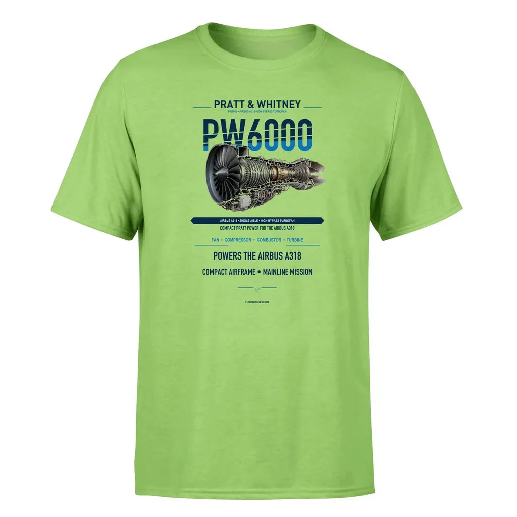 PW6000 design on light green single side