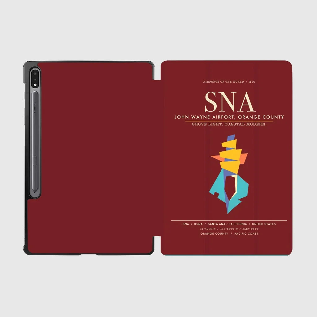 John Wayne Airport Orange County SNA - Dark Red