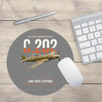 Thumbnail for Macchi C.202 Folgore design on gray round mouse pad