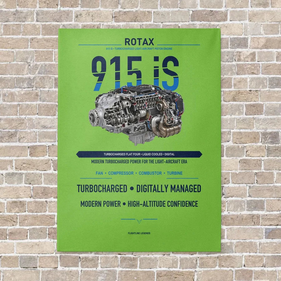 915 iS vertical canvas print - no frame - light green background