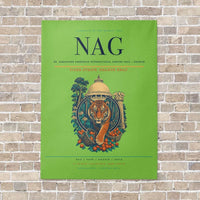 Thumbnail for Dr. Babasaheb Ambedkar International Airport NAG — Nagpur vertical canvas print - no frame - light green background