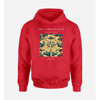 Thumbnail for VINTAGE G4139 - The Compass Rose - Premium Hoodie design on red premium
