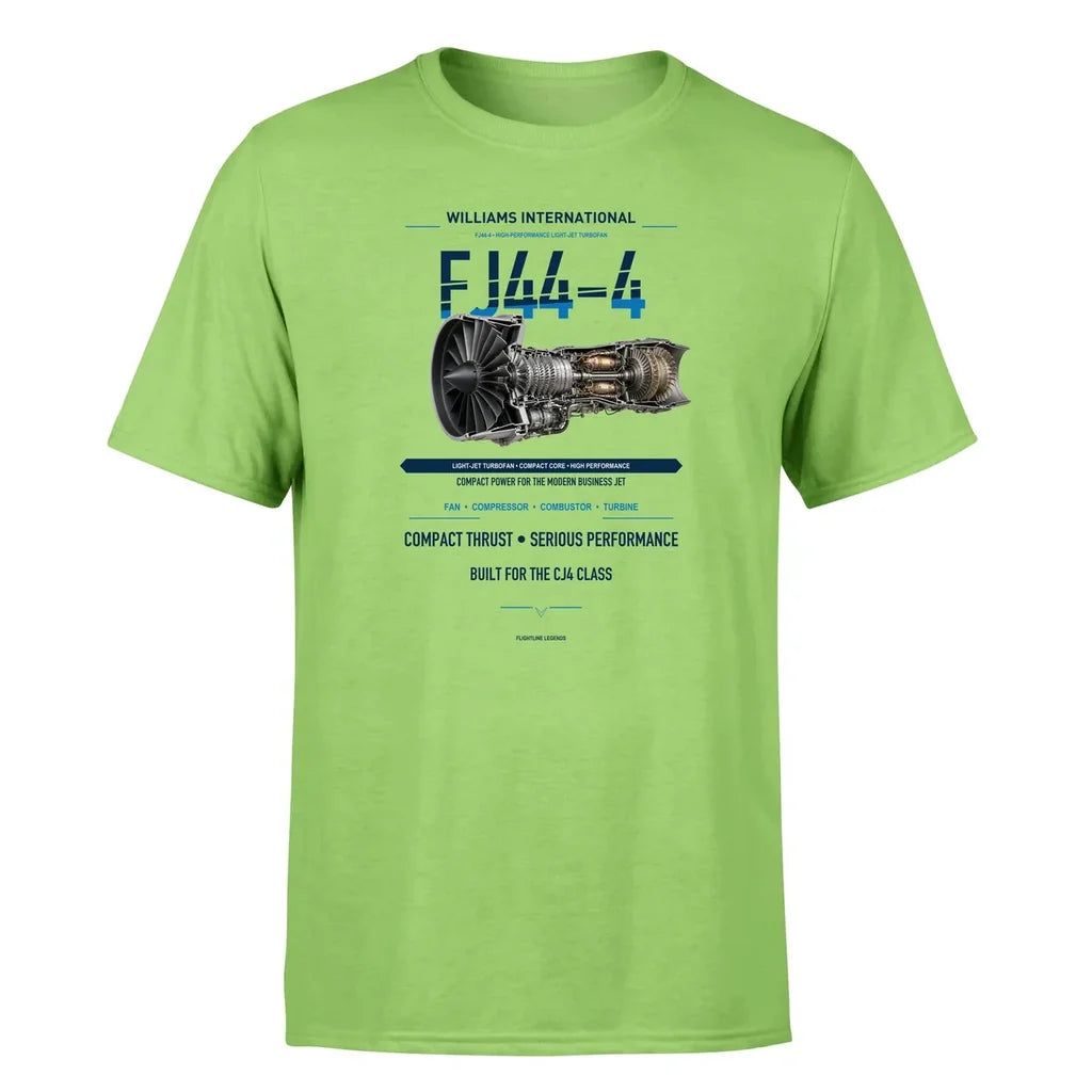 FJ44-4 design on light green single side