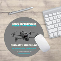 Thumbnail for BRINC Responder design on gray round mouse pad