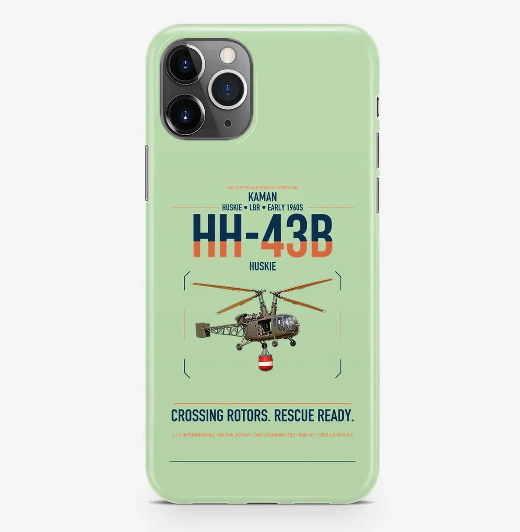 Kaman HH-43B Huskie design on light green magsafe iphone case, for iPhone Pro Max