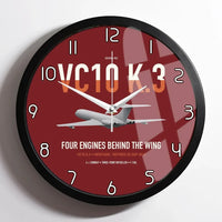 Thumbnail for Vickers VC10 K.3 design on dark red framed wall clock