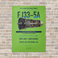 Thumbnail for FJ33-5A vertical canvas print - no frame - light green background