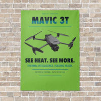 Thumbnail for DJI Mavic 3 Thermal vertical canvas print - no frame - light green background