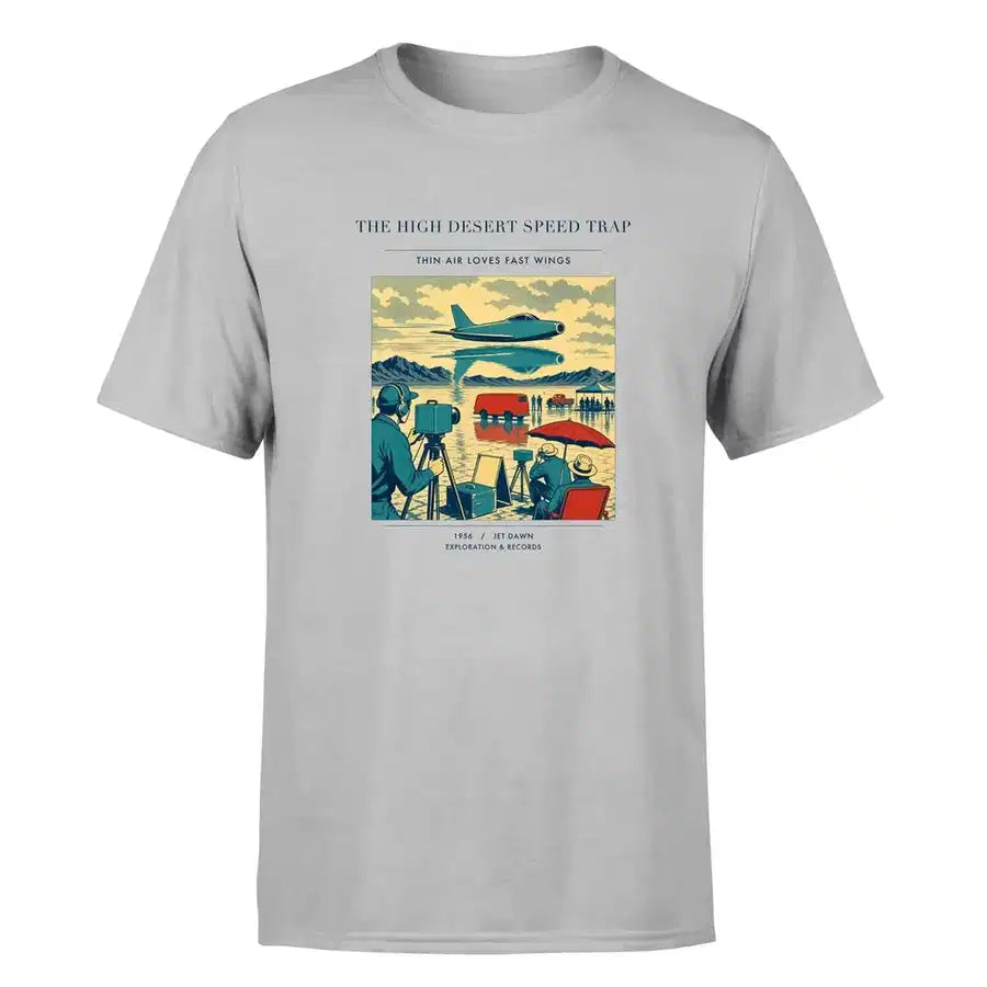VINTAGE G4295 - The High Desert Speed Trap - Premium T-Shirt design on lightgray premium t shirt