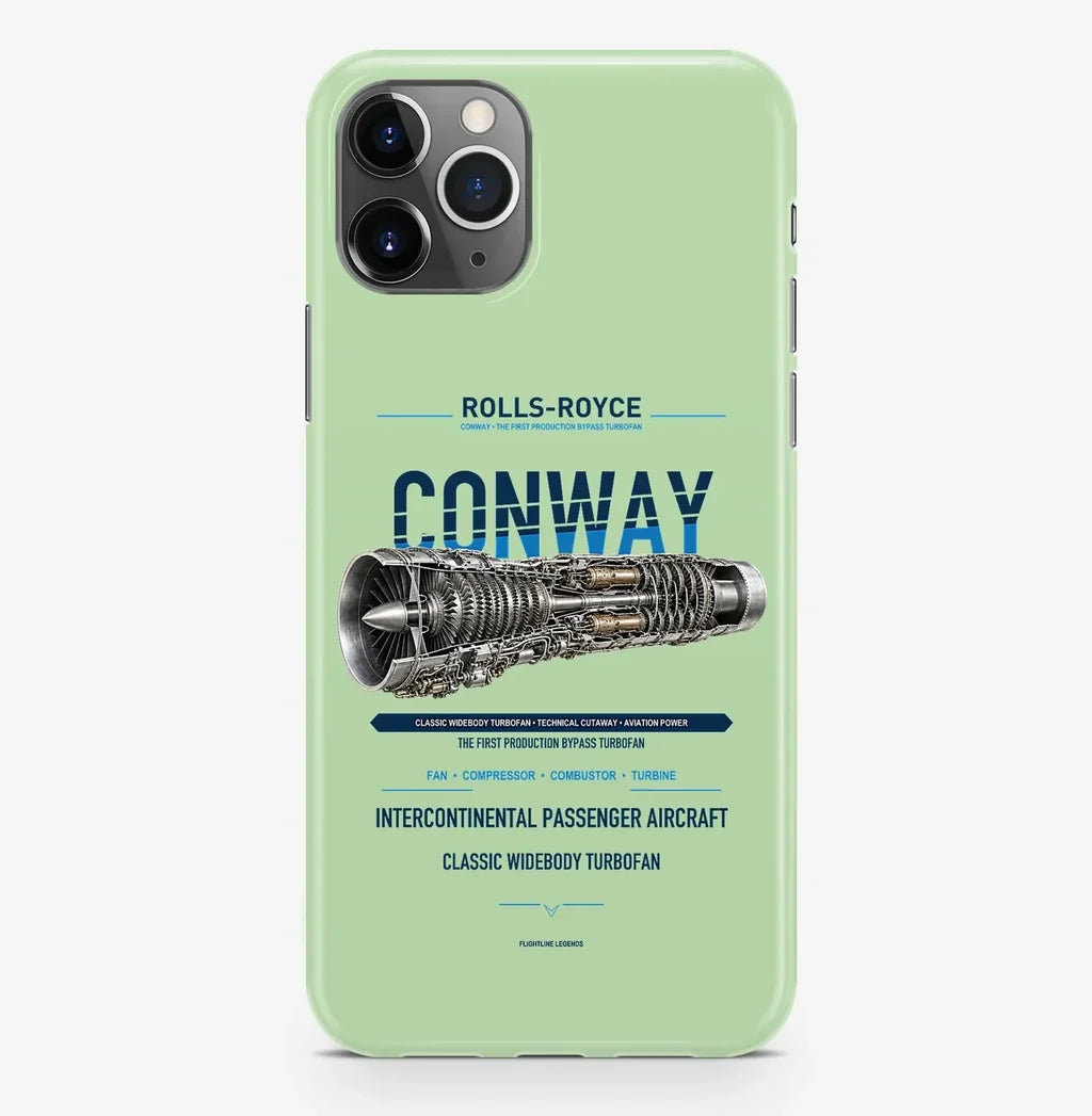 CONWAY Case ProMax design on light green iphone case promax