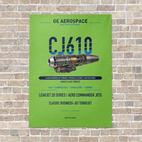 Thumbnail for CJ610 vertical canvas print - no frame - light green background