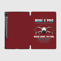 Thumbnail for DJI Mini 5 Pro design on dark red samsung tablet tablet case