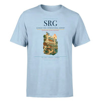 Thumbnail for Achmad Yani International Airport (SRG) T-Shirt single-side front print in Light Blue | achmad-yani-international-airport-srg-double-side-t-shirt