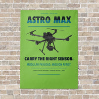 Thumbnail for Freefly Astro Max vertical canvas print - no frame - light green background