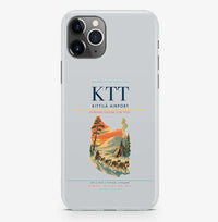 Thumbnail for Kittilä Airport (KTT) design on light gray iPhone 16 Pro MagSafe case