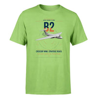 Thumbnail for Handley Page Victor B2 design on light green t-shirt, single-side print