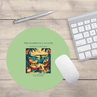 Thumbnail for VINTAGE G4408 - The Hammock Layover - Designed Mouse Pads design on lightgreen round