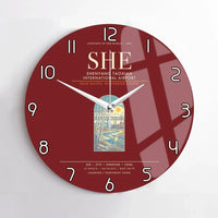 Thumbnail for Shenyang Taoxian International Airport SHE Wall-Clock No-Frame - Dark Red